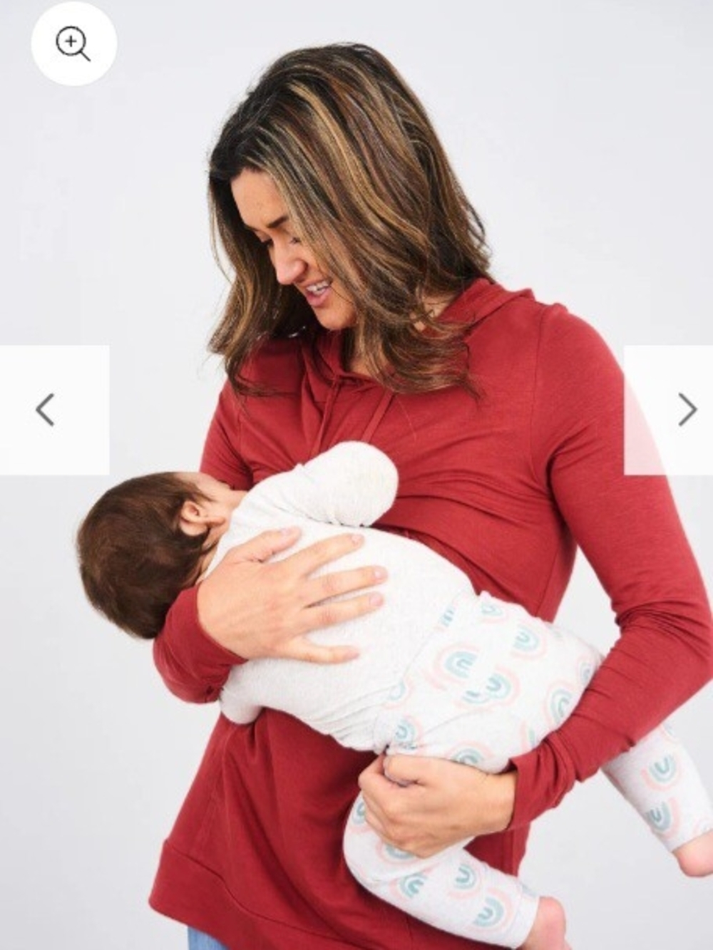 Latched Mama Cloud Nursing Pullover Hoodie - Clay